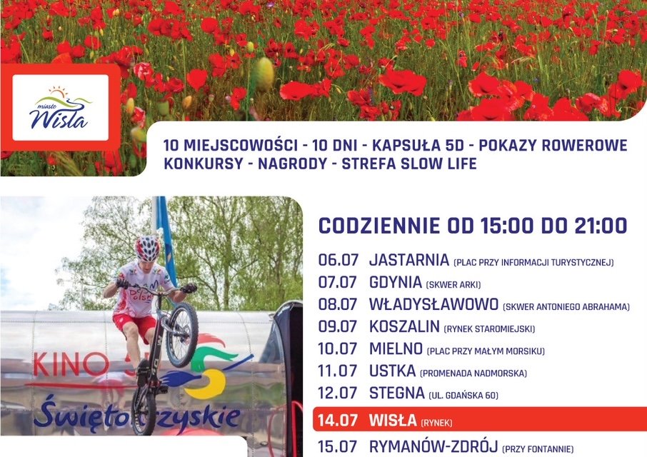 Plakat wydarzenia z programem